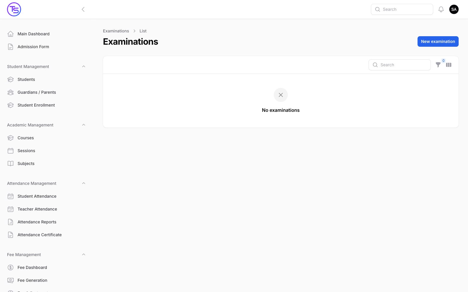 Examinations